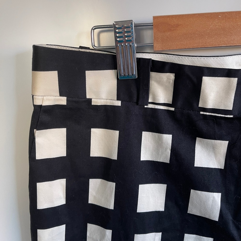 Kate Spade New York Checkered Cropped Davis Trousers Size 8